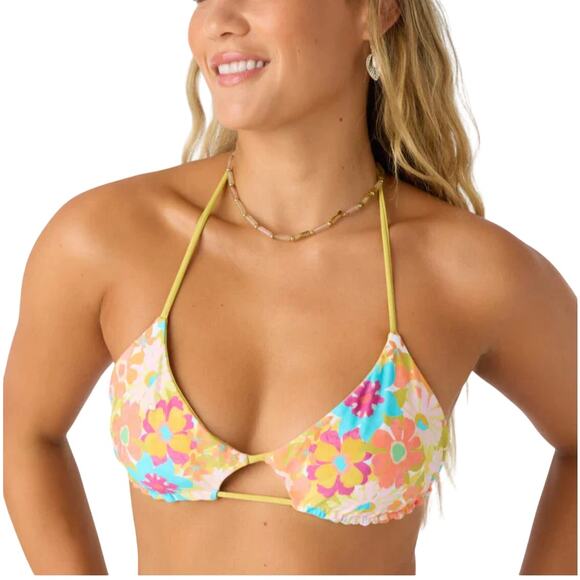 O'Neill Other - O'Neill Brasilia Floral Madrid Reversible Bikini Top NWT Size Large